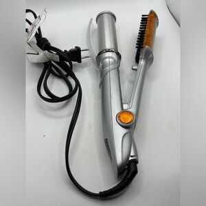 InStyler Works Rotating Hot Iron 1 1/4" Barrel Silver IS1001 Thermal Guard